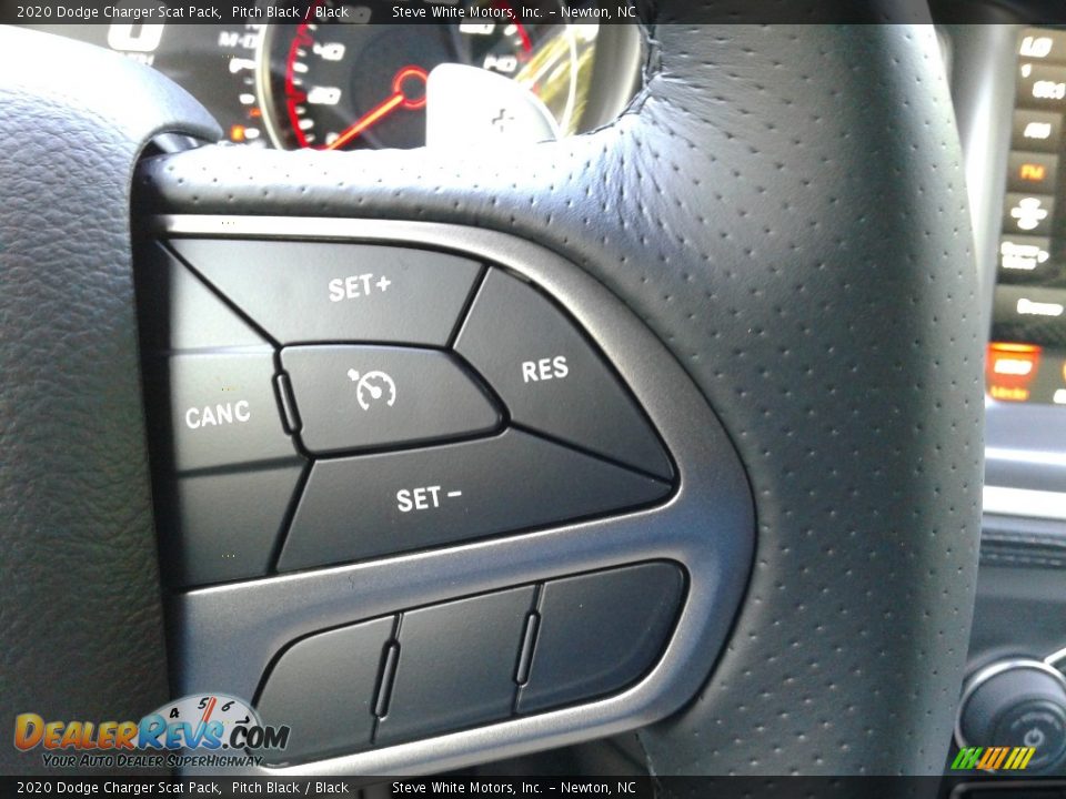 2020 Dodge Charger Scat Pack Pitch Black / Black Photo #20