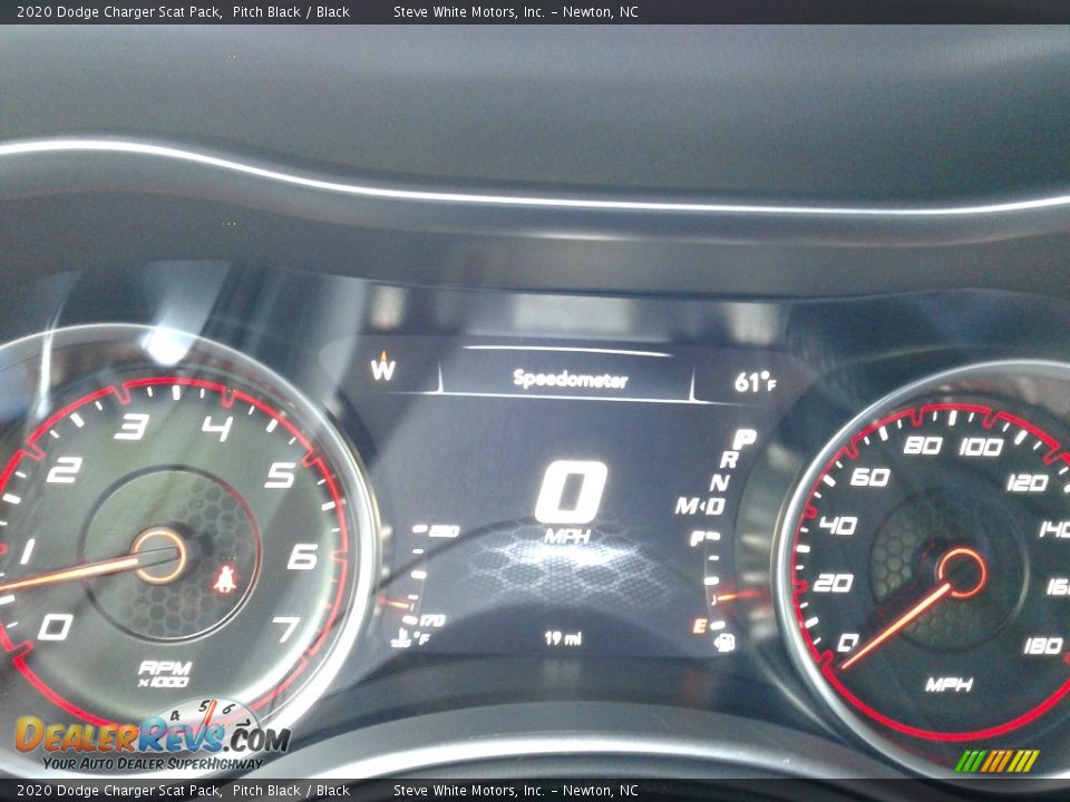 2020 Dodge Charger Scat Pack Pitch Black / Black Photo #21
