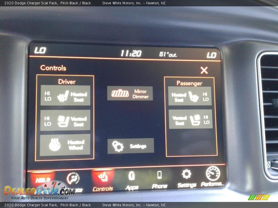 2020 Dodge Charger Scat Pack Pitch Black / Black Photo #23