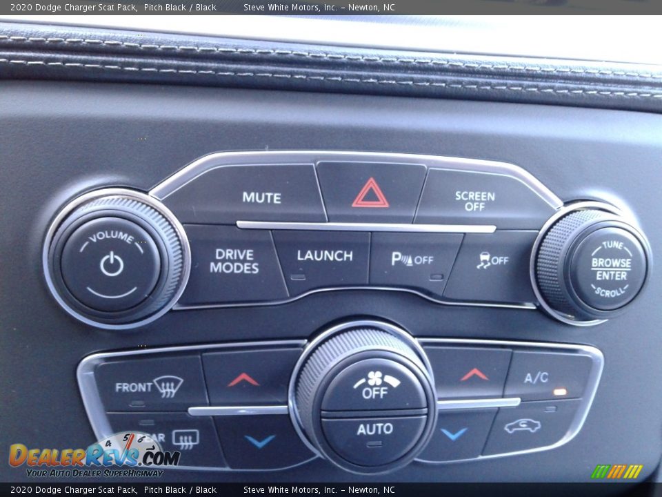 2020 Dodge Charger Scat Pack Pitch Black / Black Photo #25