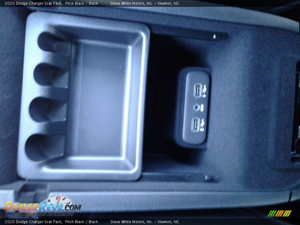 2020 Dodge Charger Scat Pack Pitch Black / Black Photo #26