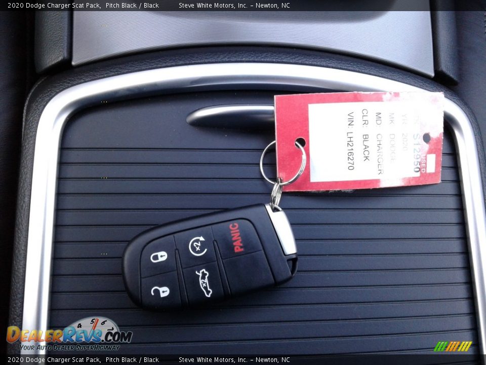 2020 Dodge Charger Scat Pack Pitch Black / Black Photo #29