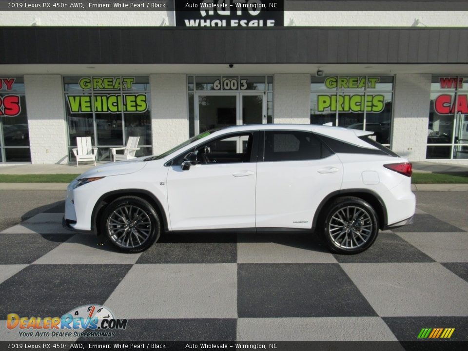 2019 Lexus RX 450h AWD Eminent White Pearl / Black Photo #1