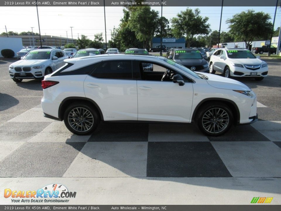 2019 Lexus RX 450h AWD Eminent White Pearl / Black Photo #3