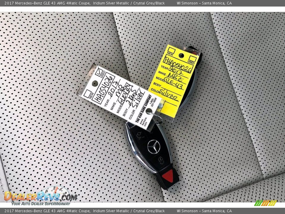 2017 Mercedes-Benz GLE 43 AMG 4Matic Coupe Iridium Silver Metallic / Crystal Grey/Black Photo #11