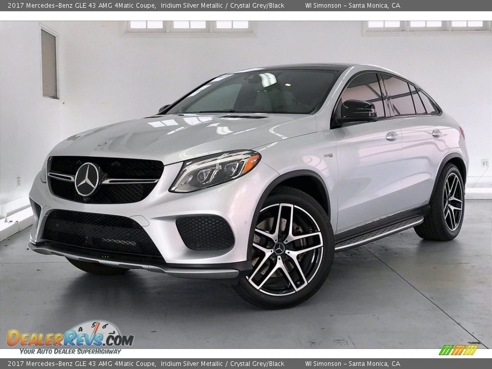 2017 Mercedes-Benz GLE 43 AMG 4Matic Coupe Iridium Silver Metallic / Crystal Grey/Black Photo #12