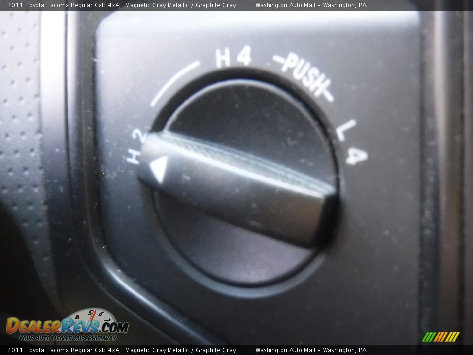 2011 Toyota Tacoma Regular Cab 4x4 Magnetic Gray Metallic / Graphite Gray Photo #6