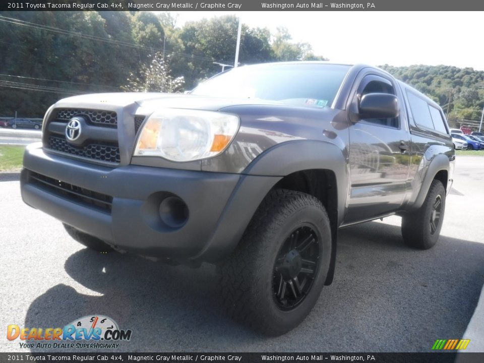 2011 Toyota Tacoma Regular Cab 4x4 Magnetic Gray Metallic / Graphite Gray Photo #10