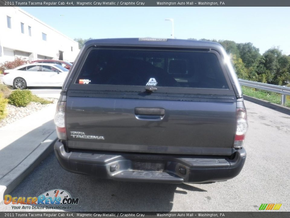 2011 Toyota Tacoma Regular Cab 4x4 Magnetic Gray Metallic / Graphite Gray Photo #14