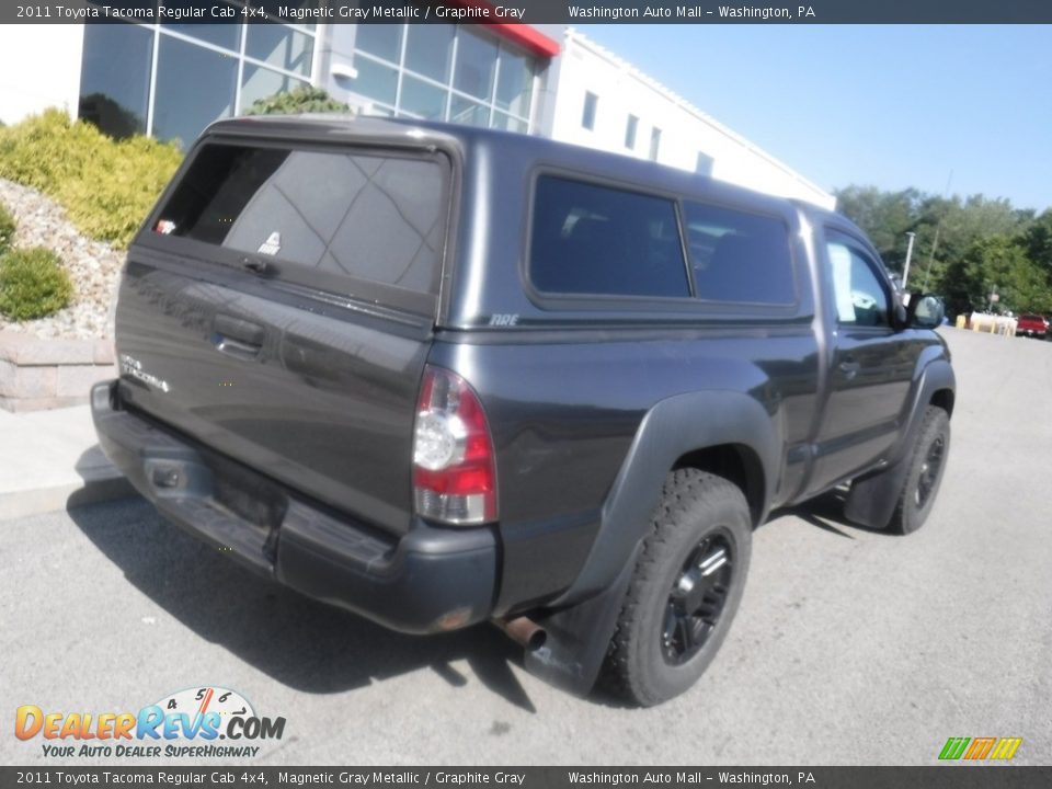 2011 Toyota Tacoma Regular Cab 4x4 Magnetic Gray Metallic / Graphite Gray Photo #15