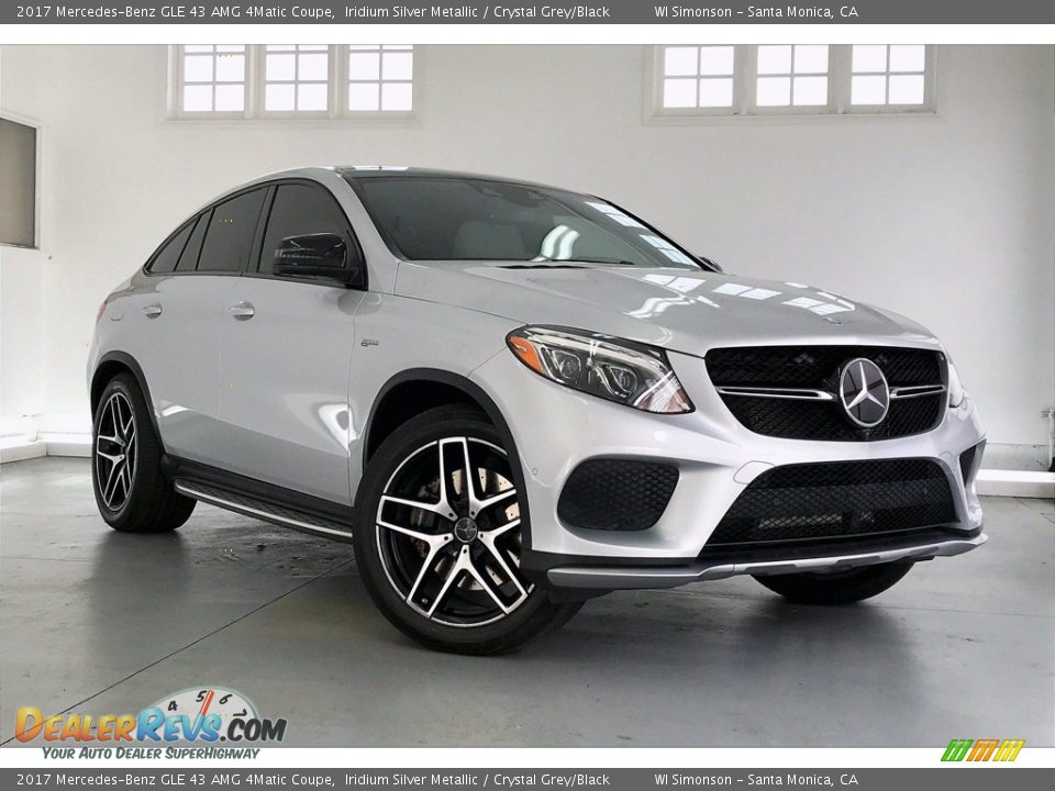 2017 Mercedes-Benz GLE 43 AMG 4Matic Coupe Iridium Silver Metallic / Crystal Grey/Black Photo #34