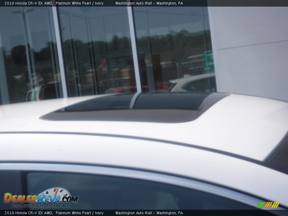 2019 Honda CR-V EX AWD Platinum White Pearl / Ivory Photo #3
