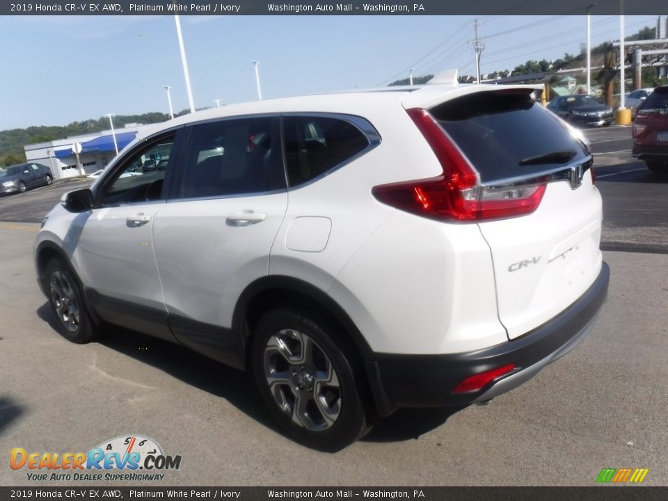 2019 Honda CR-V EX AWD Platinum White Pearl / Ivory Photo #8