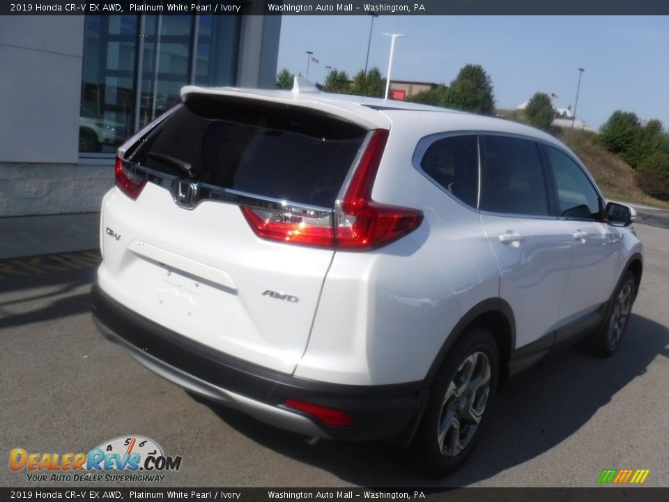 2019 Honda CR-V EX AWD Platinum White Pearl / Ivory Photo #10