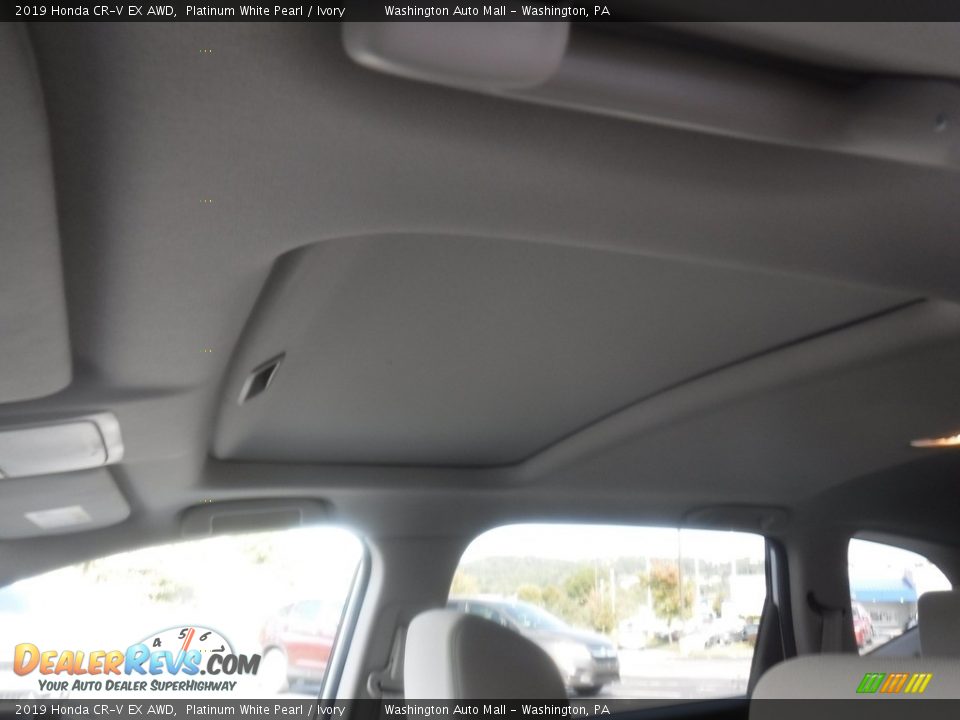 2019 Honda CR-V EX AWD Platinum White Pearl / Ivory Photo #12