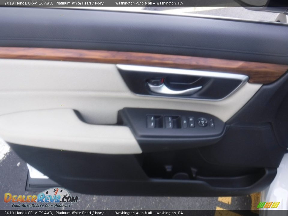 2019 Honda CR-V EX AWD Platinum White Pearl / Ivory Photo #13
