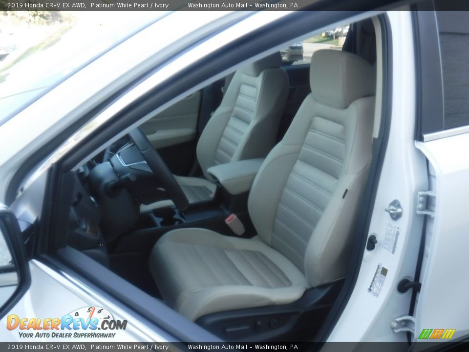 2019 Honda CR-V EX AWD Platinum White Pearl / Ivory Photo #16