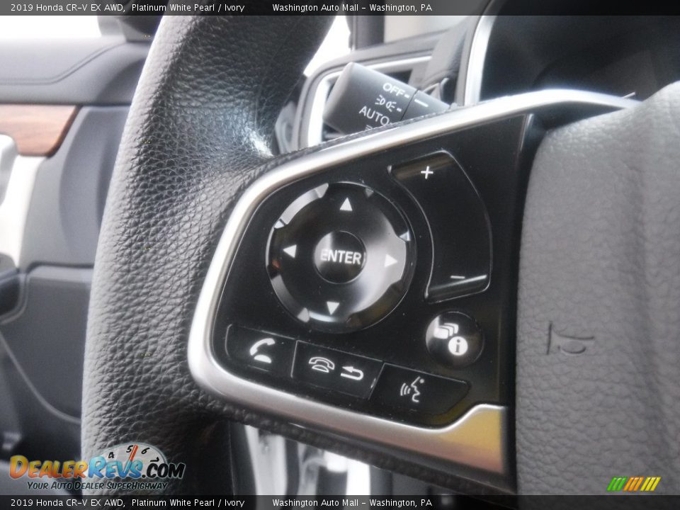 2019 Honda CR-V EX AWD Platinum White Pearl / Ivory Photo #22
