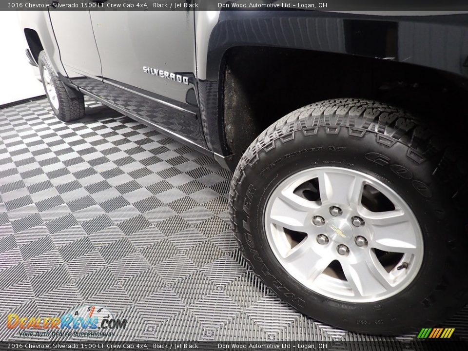 2016 Chevrolet Silverado 1500 LT Crew Cab 4x4 Black / Jet Black Photo #2