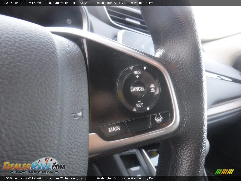 2019 Honda CR-V EX AWD Platinum White Pearl / Ivory Photo #23