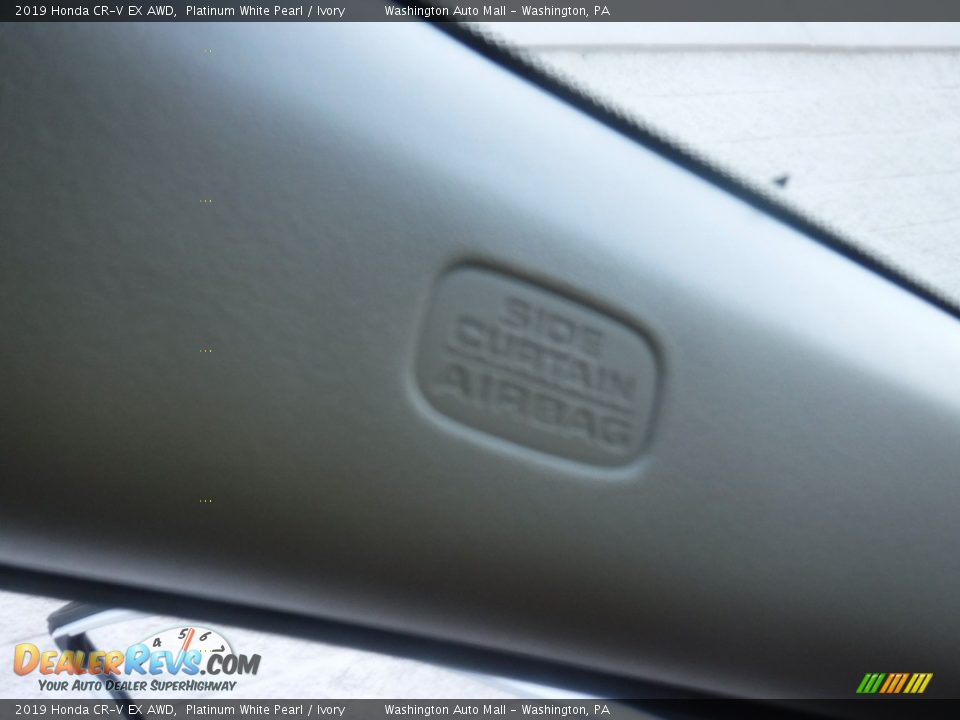 2019 Honda CR-V EX AWD Platinum White Pearl / Ivory Photo #24