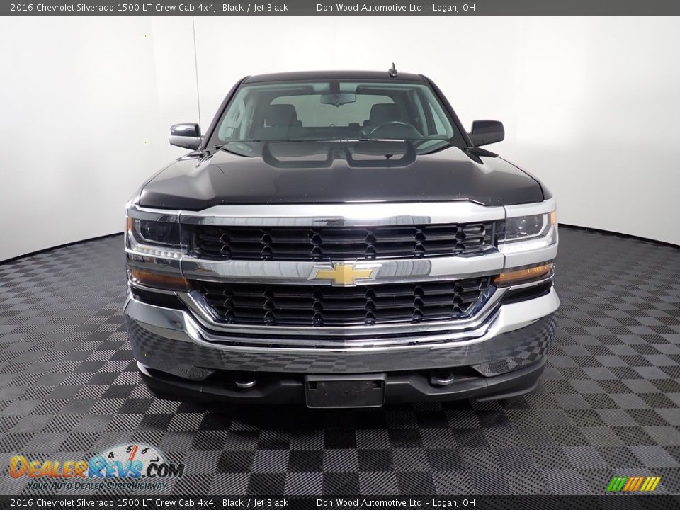 2016 Chevrolet Silverado 1500 LT Crew Cab 4x4 Black / Jet Black Photo #4