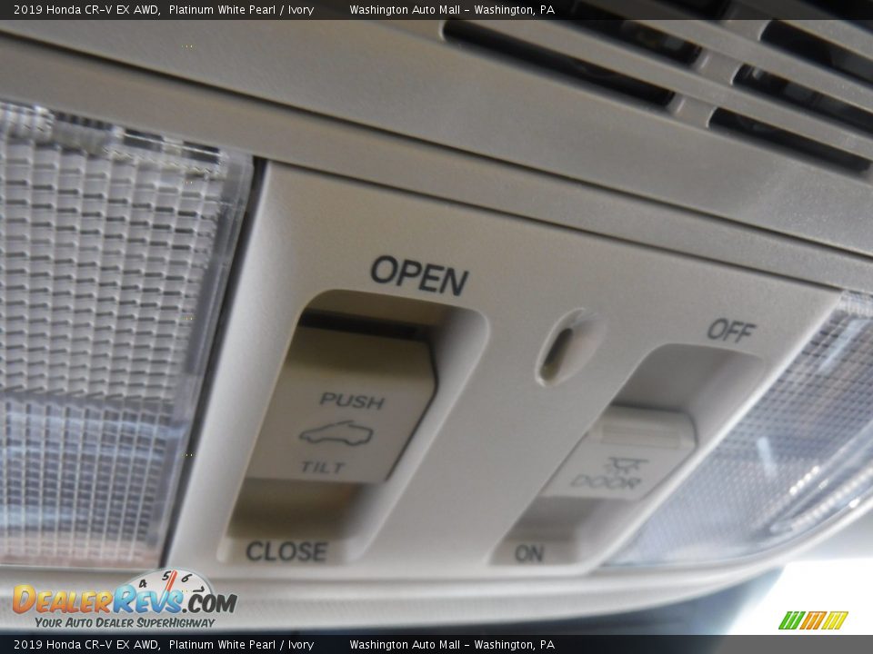 2019 Honda CR-V EX AWD Platinum White Pearl / Ivory Photo #25