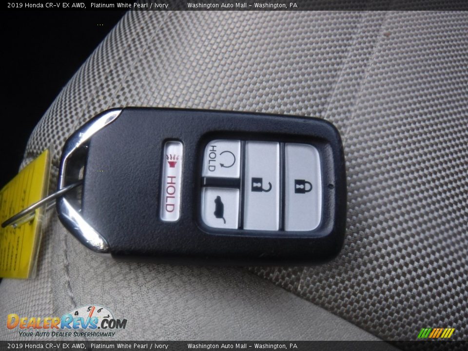 2019 Honda CR-V EX AWD Platinum White Pearl / Ivory Photo #28