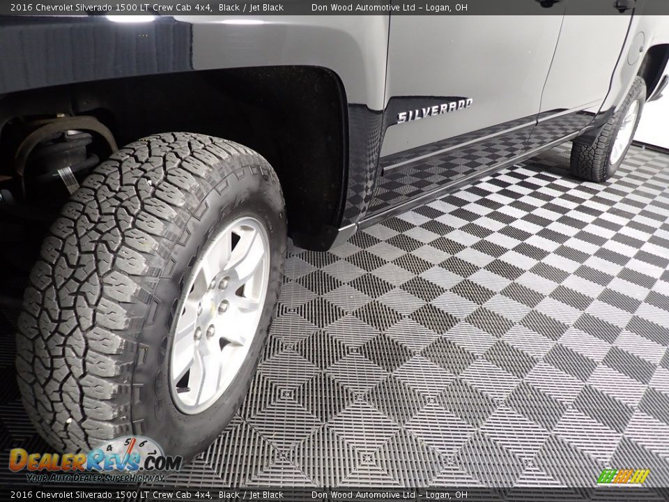 2016 Chevrolet Silverado 1500 LT Crew Cab 4x4 Black / Jet Black Photo #8