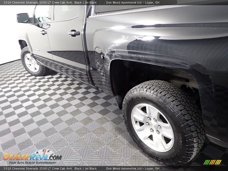 2016 Chevrolet Silverado 1500 LT Crew Cab 4x4 Black / Jet Black Photo #9
