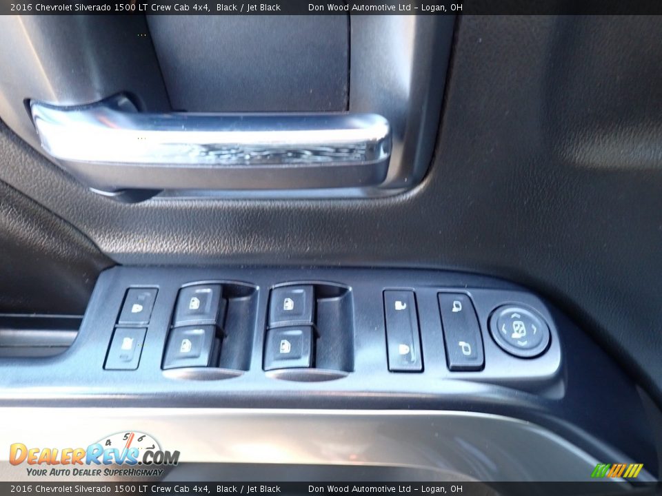 2016 Chevrolet Silverado 1500 LT Crew Cab 4x4 Black / Jet Black Photo #17