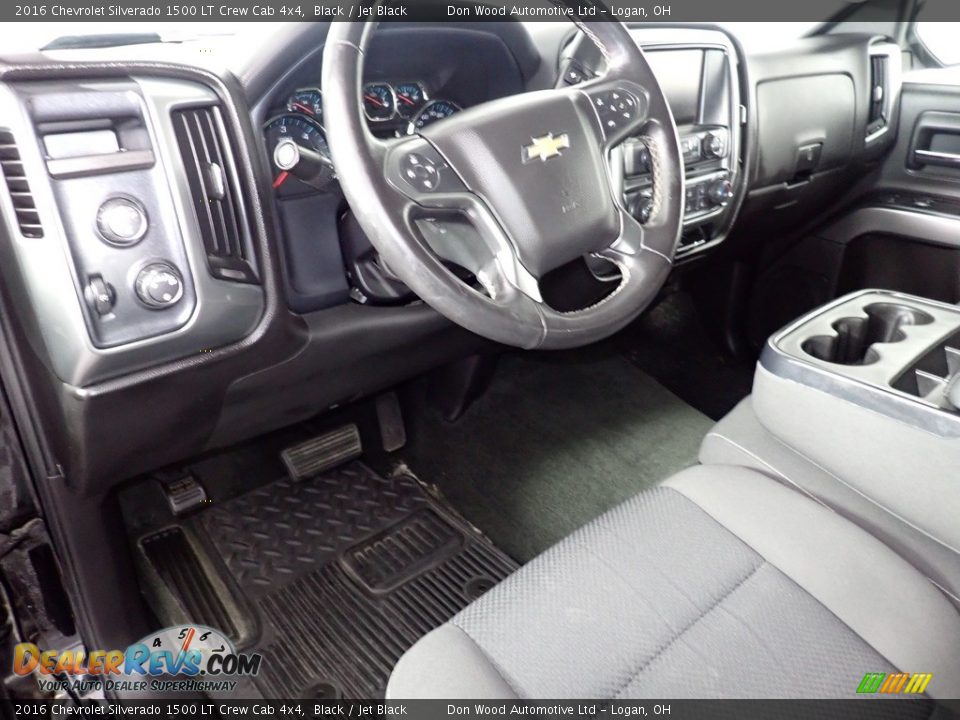2016 Chevrolet Silverado 1500 LT Crew Cab 4x4 Black / Jet Black Photo #28