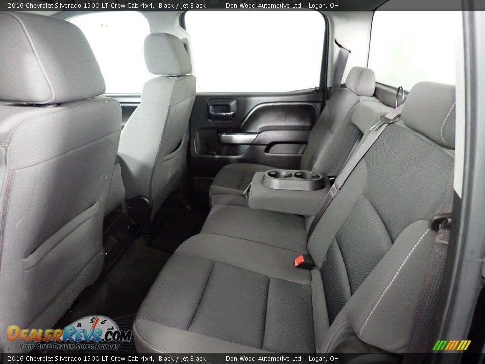 2016 Chevrolet Silverado 1500 LT Crew Cab 4x4 Black / Jet Black Photo #31