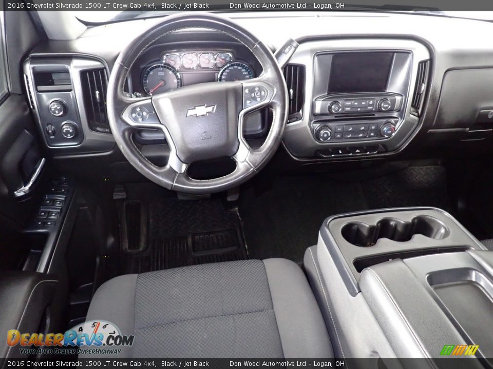 2016 Chevrolet Silverado 1500 LT Crew Cab 4x4 Black / Jet Black Photo #32