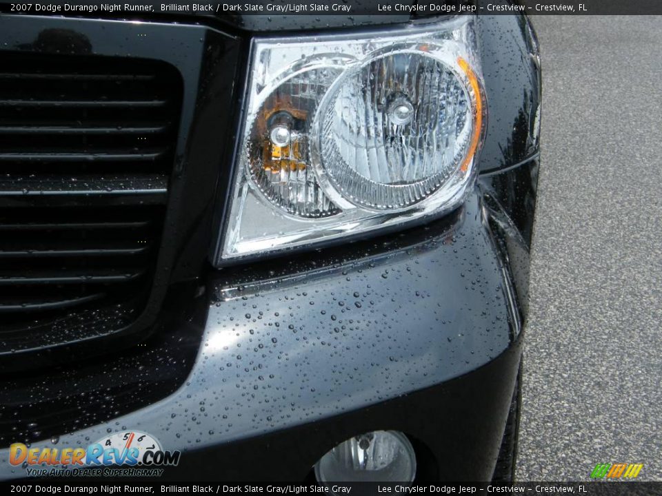 2007 Dodge Durango Night Runner Brilliant Black / Dark Slate Gray/Light Slate Gray Photo #9