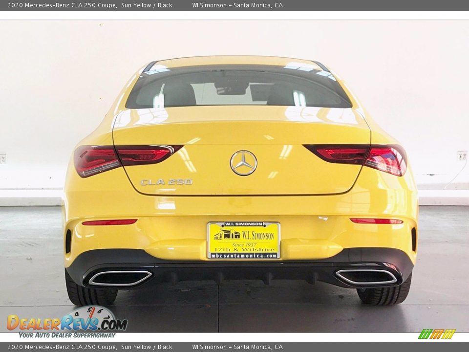 2020 Mercedes-Benz CLA 250 Coupe Sun Yellow / Black Photo #3