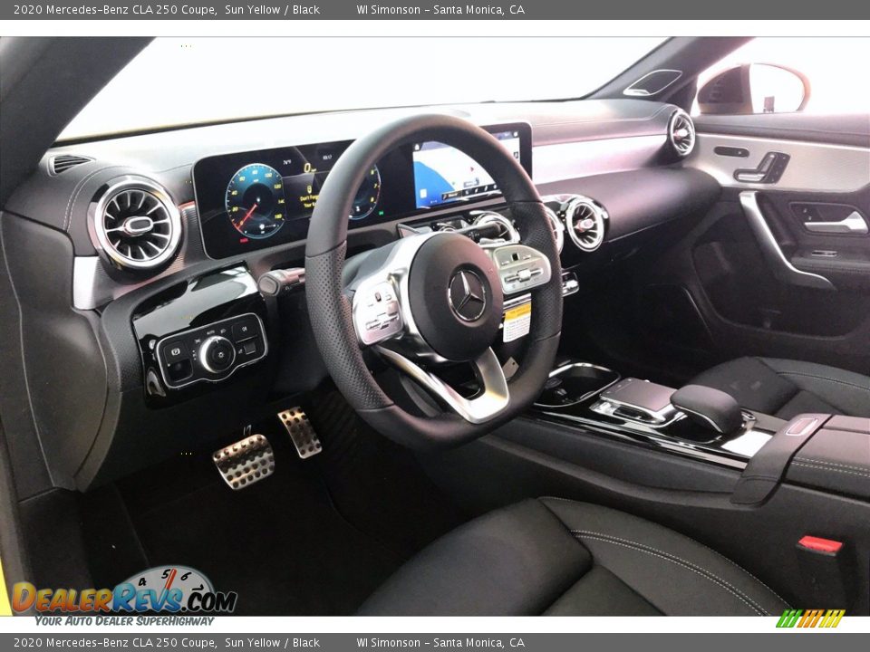 2020 Mercedes-Benz CLA 250 Coupe Sun Yellow / Black Photo #4
