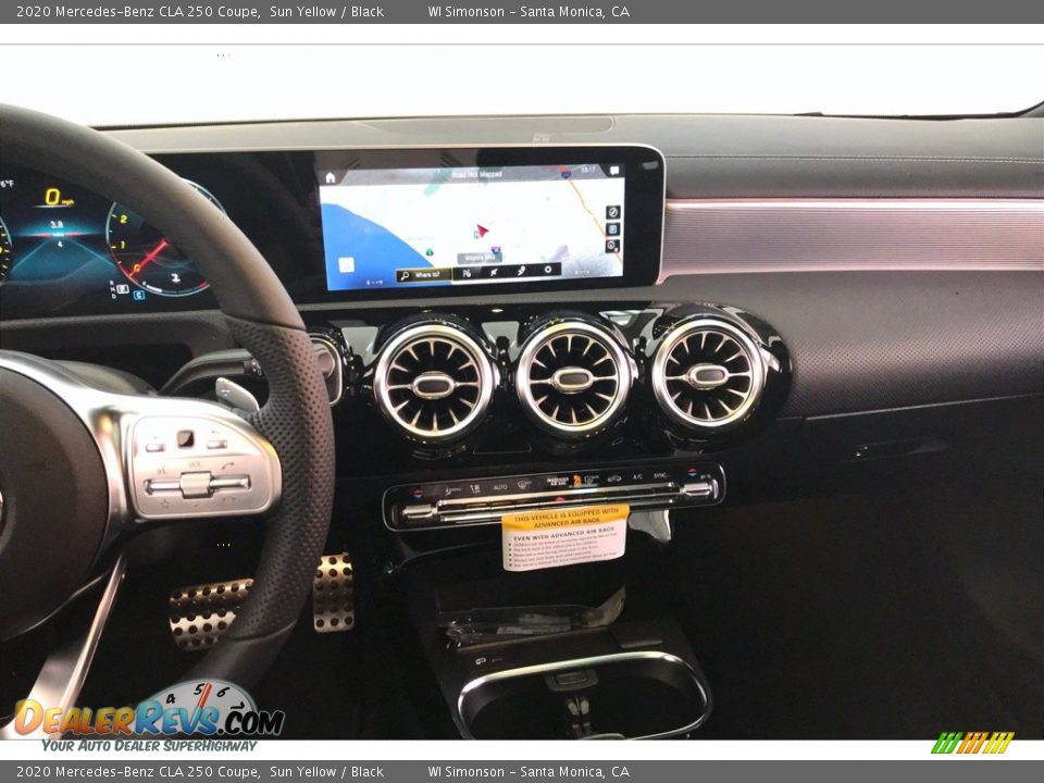 2020 Mercedes-Benz CLA 250 Coupe Sun Yellow / Black Photo #6