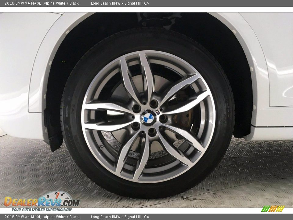 2018 BMW X4 M40i Alpine White / Black Photo #8