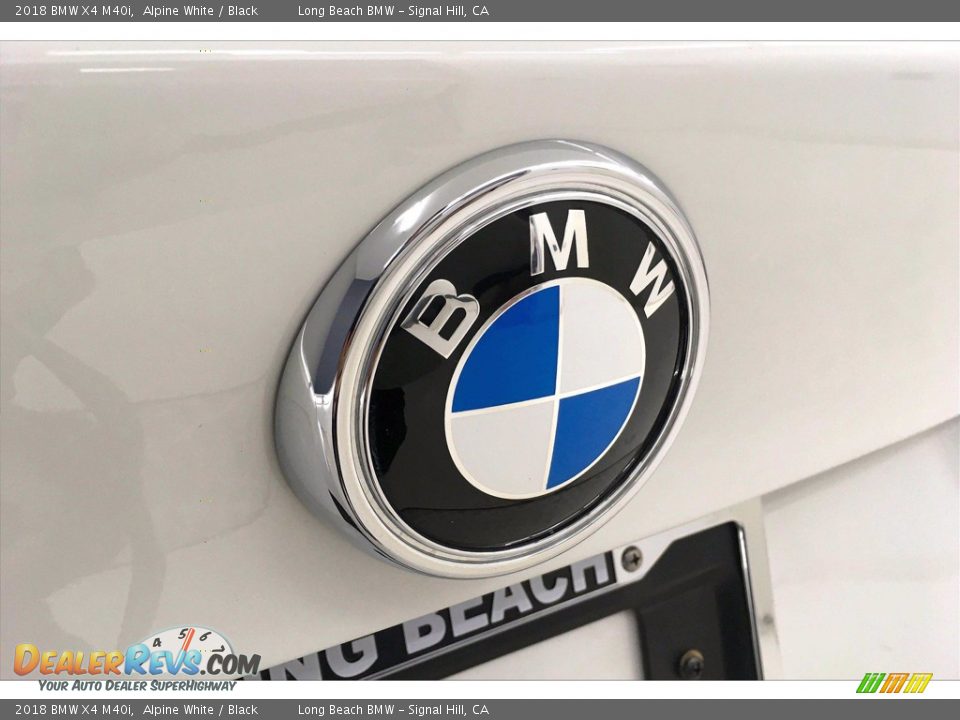 2018 BMW X4 M40i Alpine White / Black Photo #34