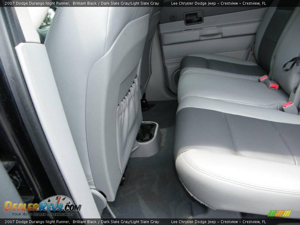 2007 Dodge Durango Night Runner Brilliant Black / Dark Slate Gray/Light Slate Gray Photo #23
