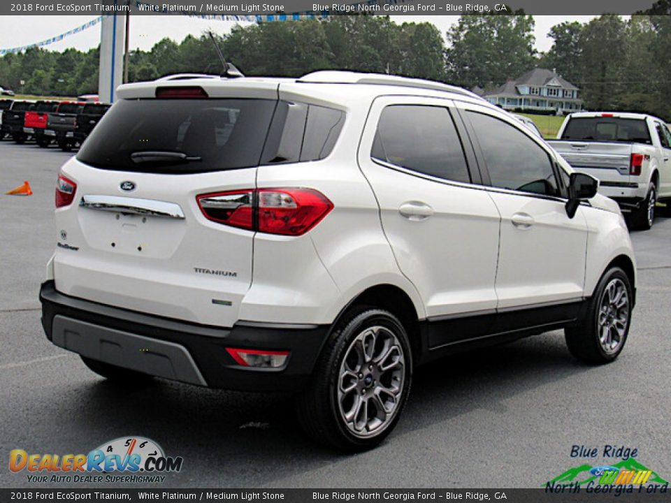 White Platinum 2018 Ford EcoSport Titanium Photo #5