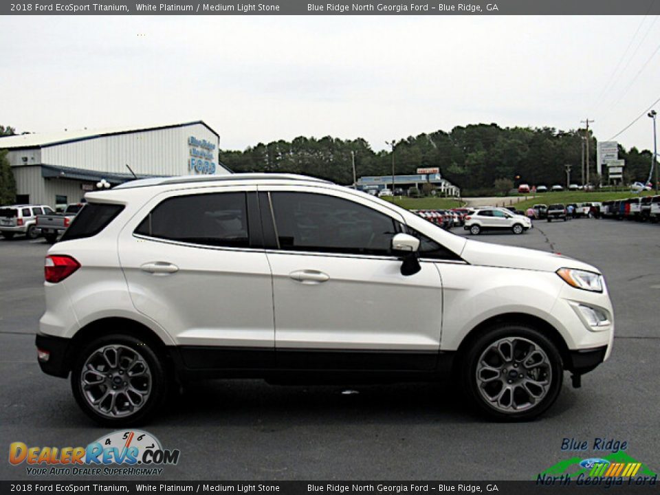 White Platinum 2018 Ford EcoSport Titanium Photo #6