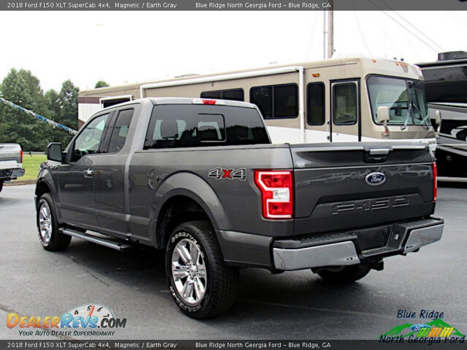 2018 Ford F150 XLT SuperCab 4x4 Magnetic / Earth Gray Photo #3