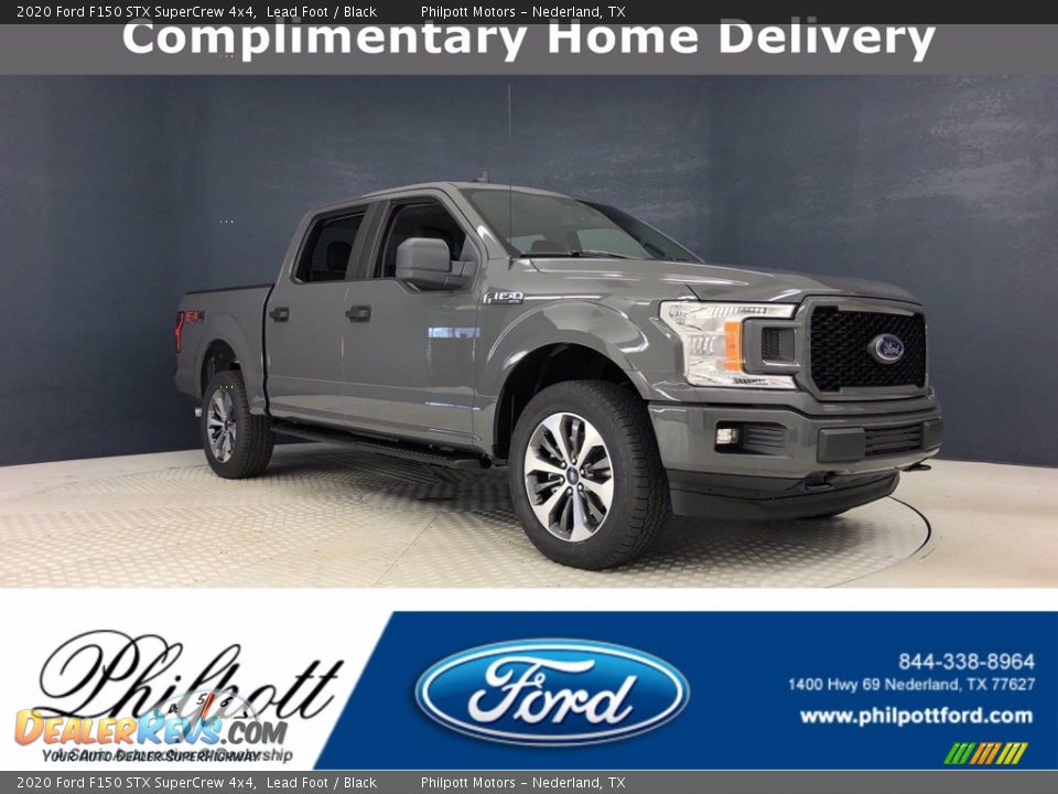 2020 Ford F150 STX SuperCrew 4x4 Lead Foot / Black Photo #1