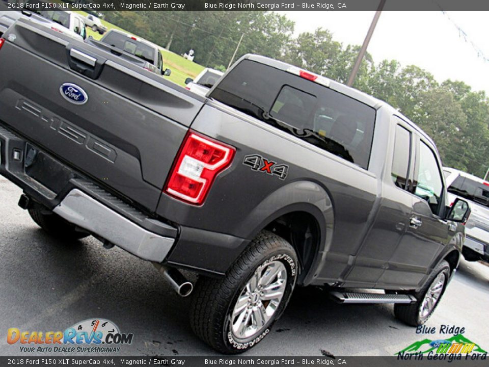 2018 Ford F150 XLT SuperCab 4x4 Magnetic / Earth Gray Photo #29