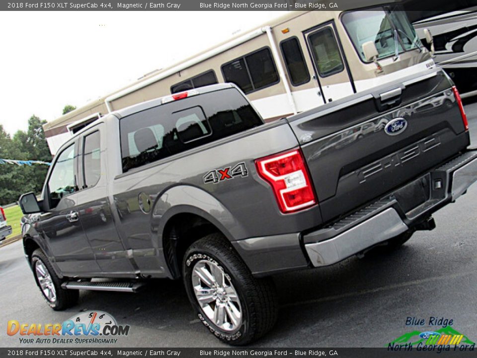 2018 Ford F150 XLT SuperCab 4x4 Magnetic / Earth Gray Photo #30
