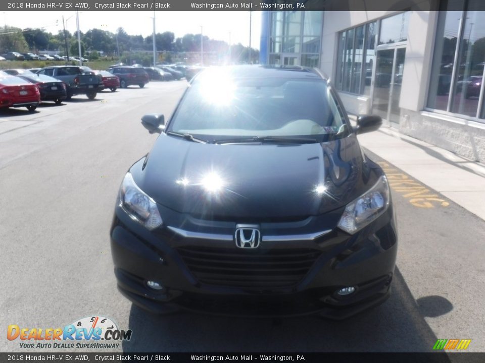 2018 Honda HR-V EX AWD Crystal Black Pearl / Black Photo #5