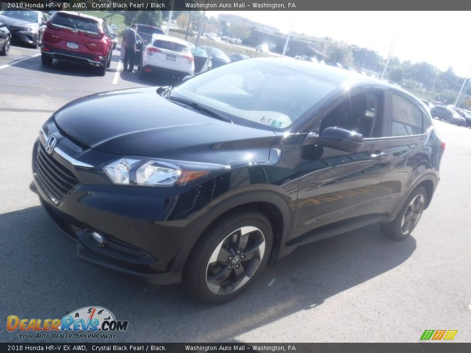 2018 Honda HR-V EX AWD Crystal Black Pearl / Black Photo #6
