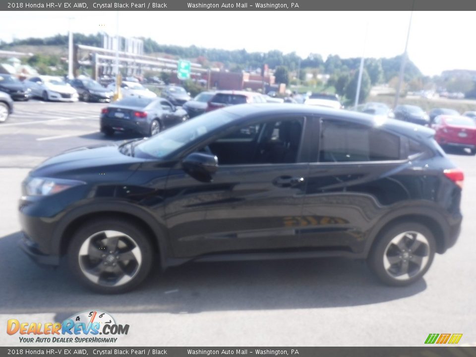 2018 Honda HR-V EX AWD Crystal Black Pearl / Black Photo #7